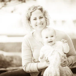 Portrait of Mother and Daughter Toddler