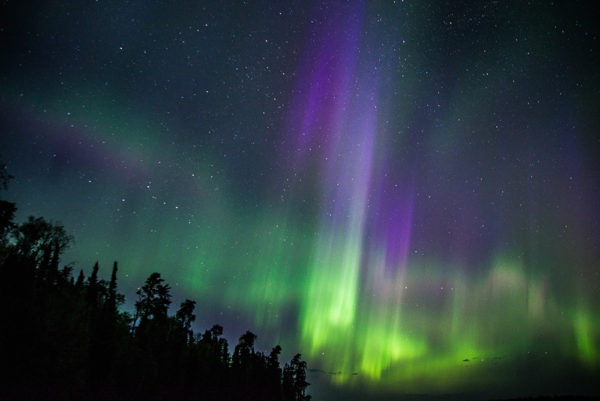 Purple Northern Lights, Aurora Borealis